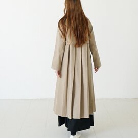 Mochi｜ tuck trench coat [ms24-co-01/beige] タックトレンチコート