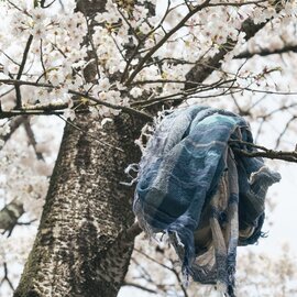 tamaki niime｜roots shawl BIG cotton【ショール】【ストール】
