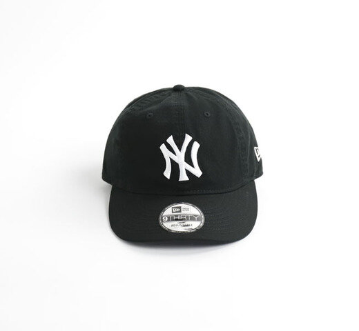 NEW ERA|NEW ERA ニューエラ 9THIRTY ニューヨーク・ヤンキース ウォッシュドコットン ブラック × ホワイト 14525045