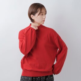 heavenly|コットンウールミックス パフスリーブ ニット プルオーバー 2551164