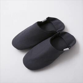 ABE HOME SHOES｜帆布のバブーシュ ボア M