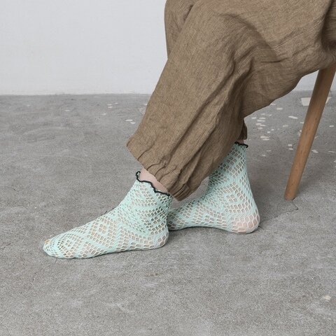 TRICOTÉ|ダイヤレースメローソックス