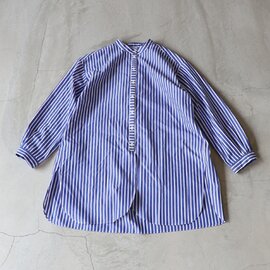 yunir｜ブロードストライプオフィサーシャツ