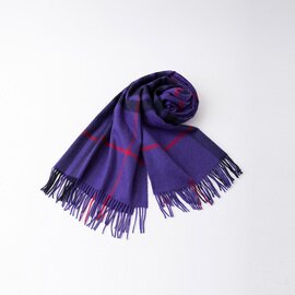 Johnstons of Elgin｜ストール Woven Stole-Check with Deco