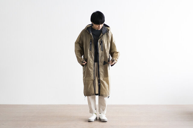 and wander｜fly rain long coat