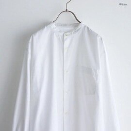 ORCHID｜バンドカラーシャツ
