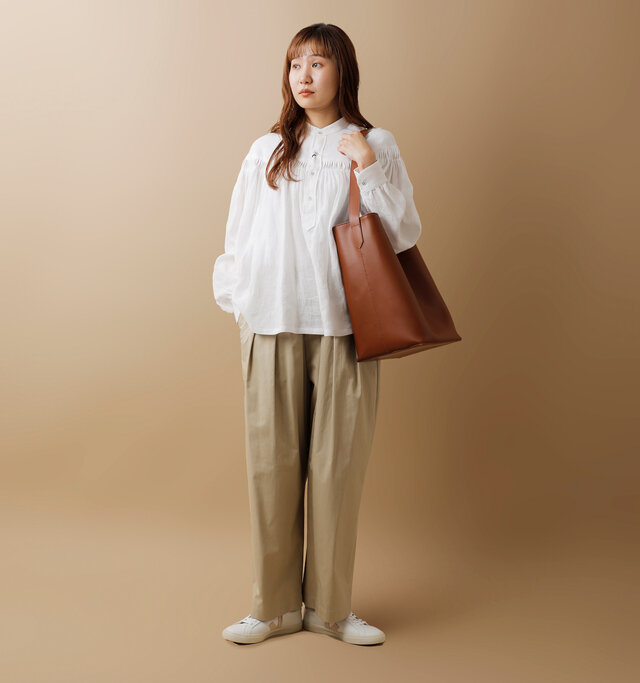 model mayuko：168cm / 55kg 
color : brown / size : one
