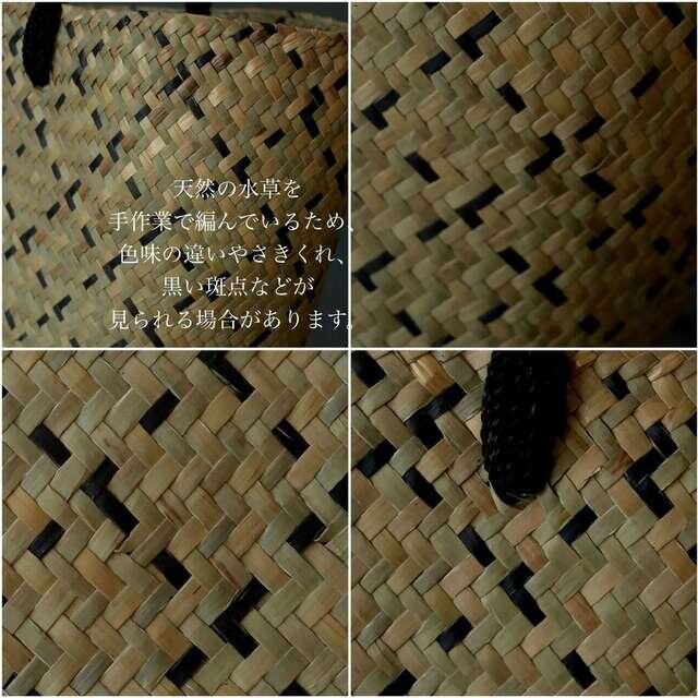 ※上部を広げるため編み目が違う箇所があります。