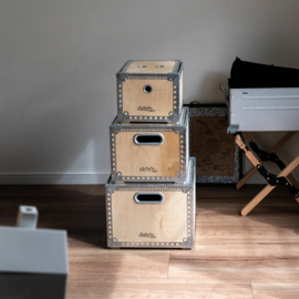 DULTON|ウッド×スチール 収納ボックス WOODEN BOX ウッデンボックス 木箱