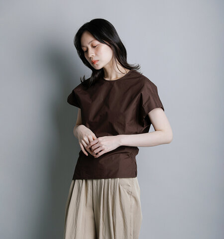 YLEVE|フィンクスコットンウェザー アシンメトリー プルオーバーシャツ FINX COTTON WEATHER ASYMMETRY P/O SH 168-6150053