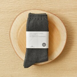 ORGANIC GARDEN|コットン 抗菌 鹿の子編み ソックス 靴下 8-0037