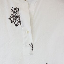 MidiUmi｜flower print skipper shirt tunic