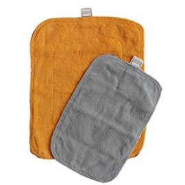 TARASUKIN BONKERS｜何度も洗ったパイル地布巾　2枚セット 【ギフト】