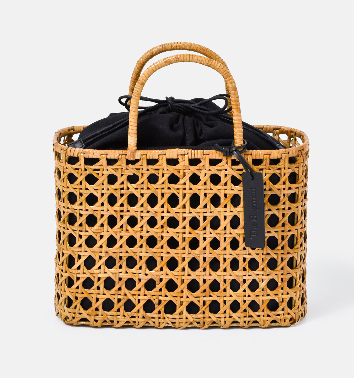 The Bagmati Aranciato別注 バンブー 巾着スクエアかごバッグ Bbk19 10 Ms Piu Di Aranciato ピウディアランチェート キナリノモール