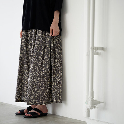 utilite|ユティリテ リバティタックスカート UT502AW61 capel pepper ロングスカート LIBERTY