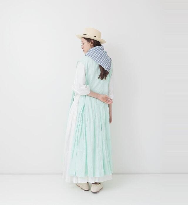 color : BLUE CHECK , model : 162cm