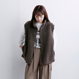 MICA&DEAL|ハイネック ボア ベスト 0126306061o