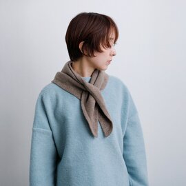 ARMEN|ウール カシミヤ トライアングル スカーフ baam2661