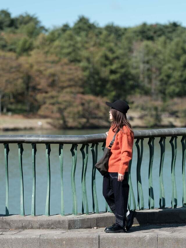 身長159cm Spice Sサイズ着用(ボトムス:deniime zengo / バッグ:raregem METO ※近日販売開始予定)