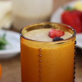 廣田硝子|Yグラス L アンバー