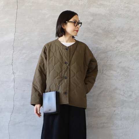 blue willow|キルティングショートコート