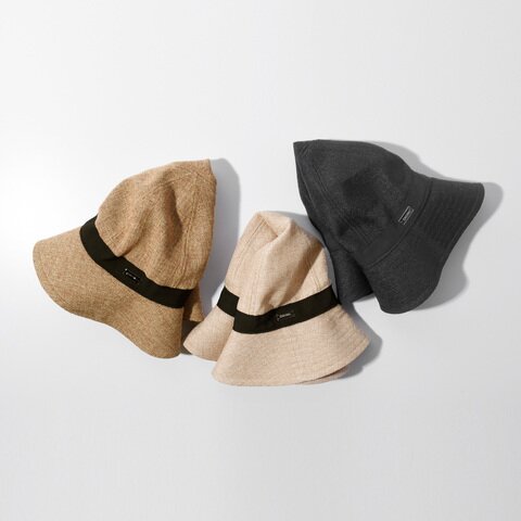 ORCIVAL|ラフィアライククロス 6パネル ナチュラルハット or-h0281rlp-25ss-fn