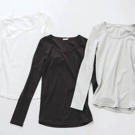 yohaku|5本針長袖tee/余白