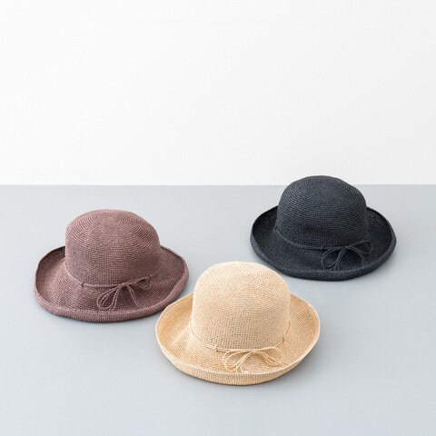 OJO+(オージョ)洗える手編みハット(セーラー) 母の日 ギフト UV 帽子 洗える 手編み