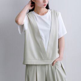 CYAN TOKYO|レイヤーライク コンビ トップス 601475