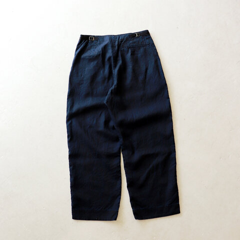 HATSKI｜Indigo Linen Sailor Pants HTK-24001
