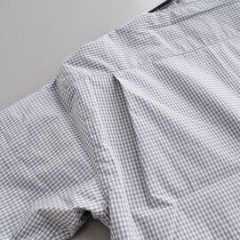 DANTON｜コットンナイロンタイプライター 中綿フーデッドシャツジャケット