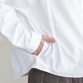 DANTON｜丸襟プルオーバーシャツ dt-b0174sox