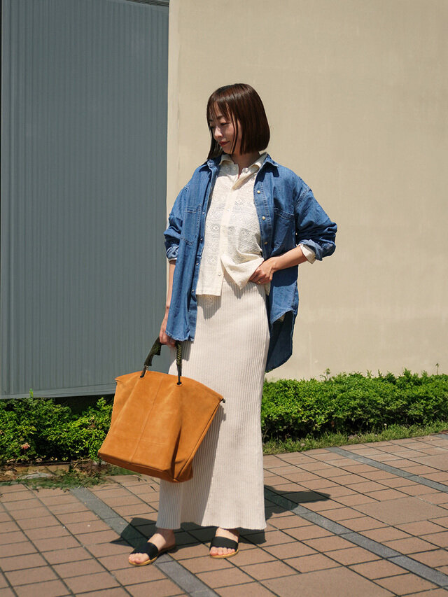 【sachiyo】162cm
普段着用サイズ:トップス S / ボトムス S / シューズ 23.0cm