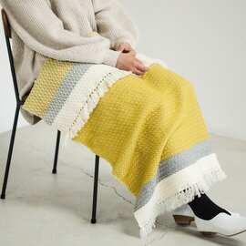 kobooriza|ブランケットショール ドットパターン
