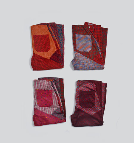 CHANGES|サテン リメイク マルチ パンツ ch4110