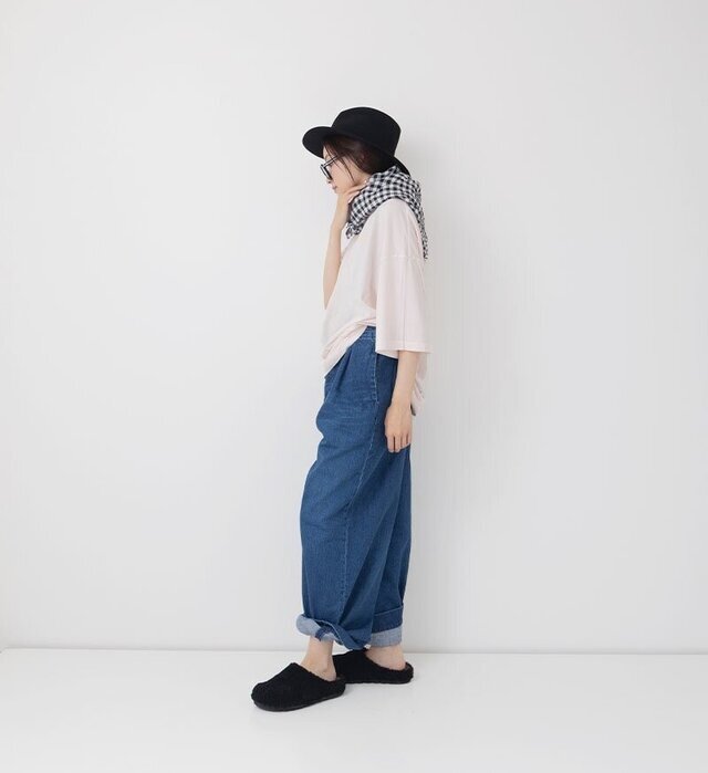 color : BLACK CHECK , model : 162cm