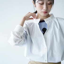 Commencement｜スタンドカラー シャツStand shirt C-023 コメンスメント