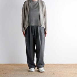 evam eva エヴァムエヴァ E263T030 コットンボリュームパンツ cotton volume pants