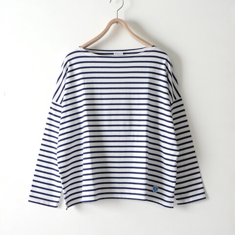 ORCIVAL|ドロップショルダーソリッドボーダーTシャツカットソー・RC-9086 オーシバル/オーチバル