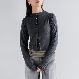 kiehtova|スムース スタンドネック カーディガン “SMOOTH STAND NECK CARDIGAN” ktwr43-kk