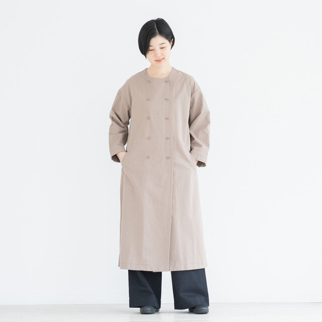 モデル身長 163cm 着用カラー ベージュ