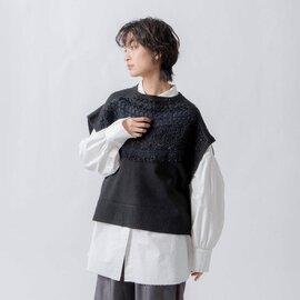 WHYTO.|ノルディックパターン ニットベスト wht26fkn4041