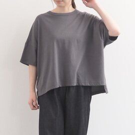 NARU|(ナル) ナチュラルソフト天竺 ビックT 674305 Tシャツ スリット 半袖
