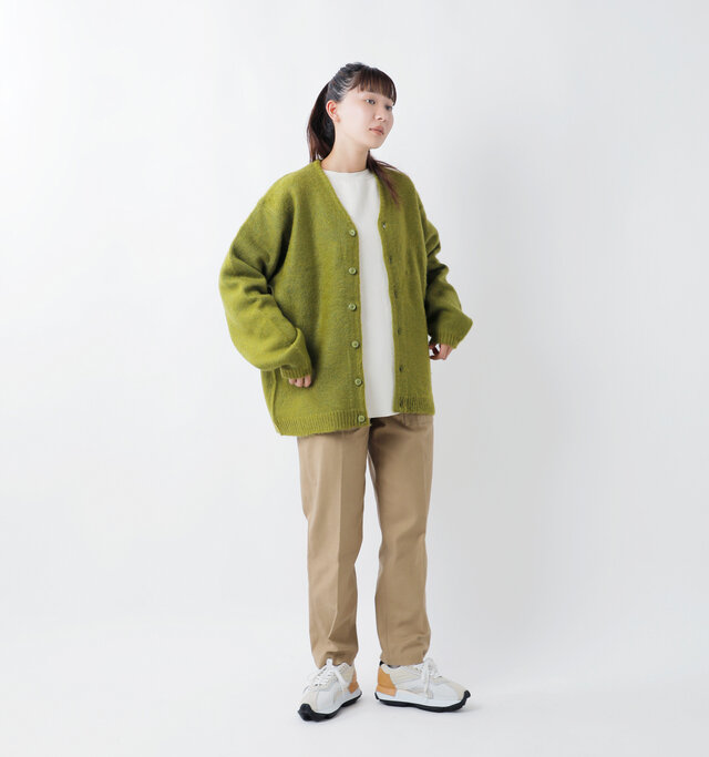 model mayuko：168cm / 55kg 
color : green / size : M