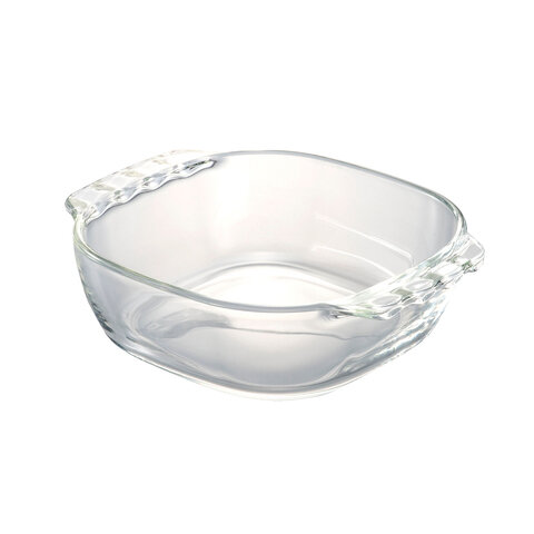 HARIO｜耐熱ガラス製トースター皿 単品／3個セット