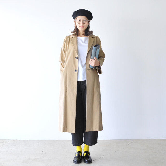 モデル:170cm / 54kg
color : white(col.2) / size : 1(free)