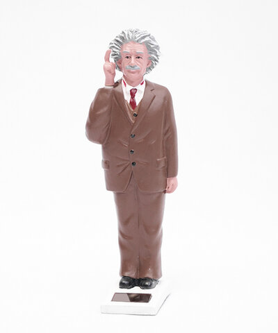 KIKKERLAND|Jubilee Solar ソーラーパネルオブジェ アインシュタイン 動く オブジェ 置物 おもしろ おしゃれ インテリア 2987