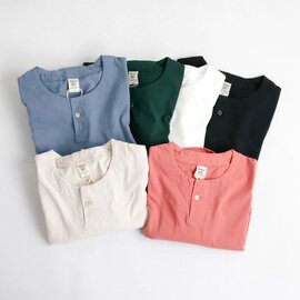 Jackman|Jackman ジャックマン JM5318 L/S Henleyneck T-Shirt ヘンリーネック ロングスリーブT