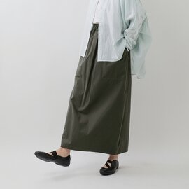 nicholson&nicholson|コットン チノ スカート “SHELL” shell-chino【2026ss先行受注会】