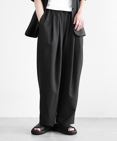 MIDIUMISOLID|【20%OFF】タックワイドイージーパンツ 2-16209442